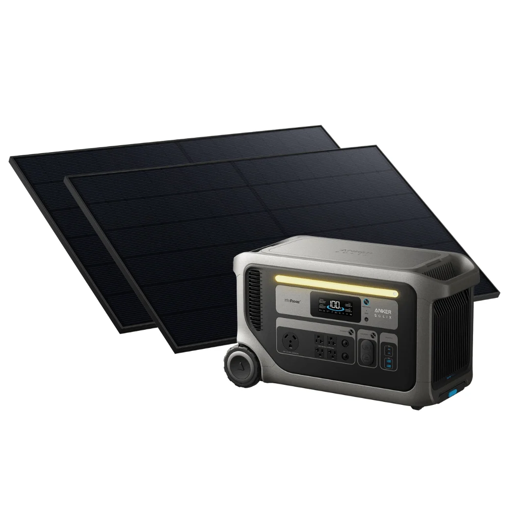 Anker SOLIX F3000 Solar Generator + 2 x 440W Rigid Solar Panel, image 2