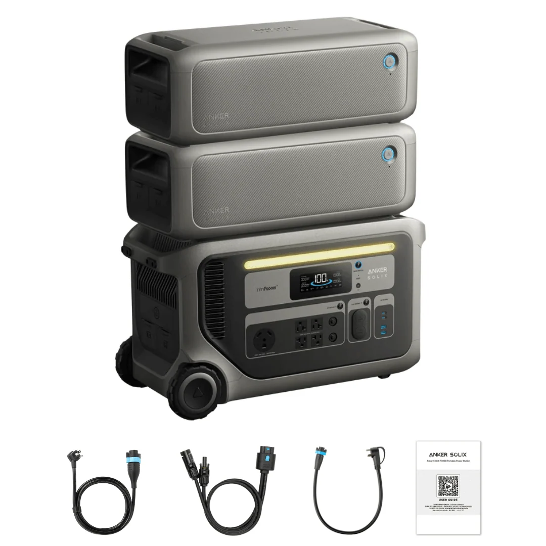 Anker SOLIX F3000 Solar Generator + Expansion Batteries, image 2