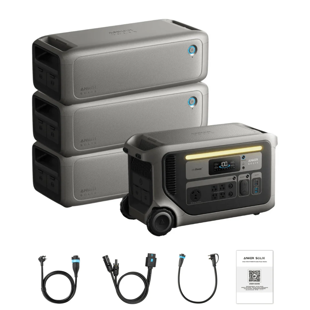 Anker SOLIX F3000 Solar Generator + Expansion Batteries, image 3