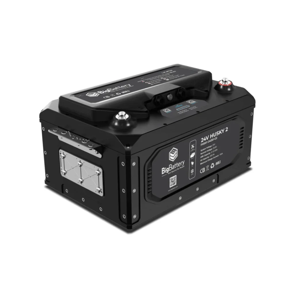 BigBattery HUSKY 2 24V 200Ah 5.12kWh LiFePO4 Battery