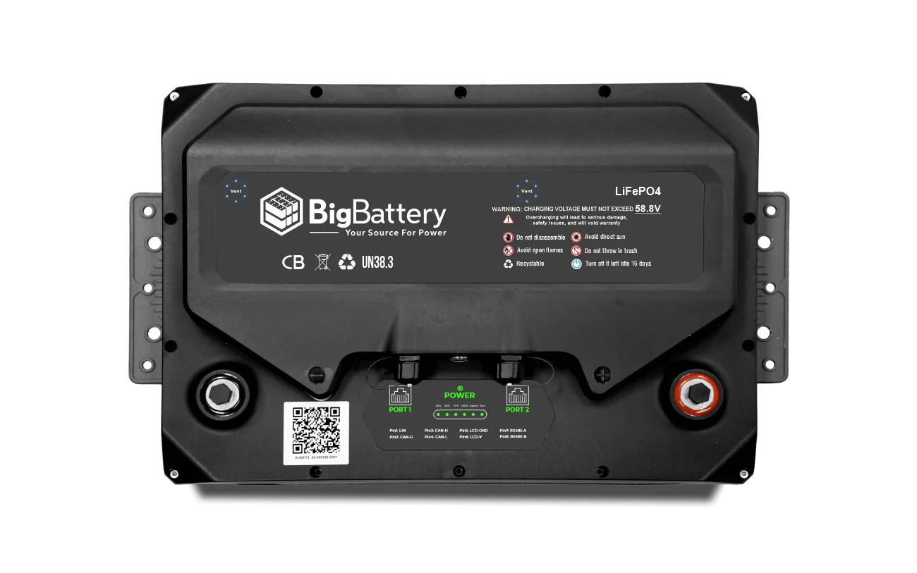 BigBattery HUSKY 2 48V 100Ah 5.12kWh LiFePO4 Battery, image 4