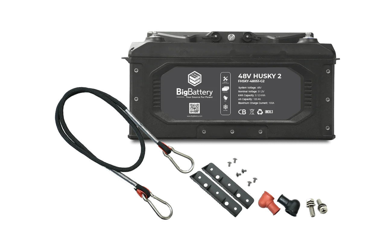 BigBattery HUSKY 2 48V 100Ah 5.12kWh LiFePO4 Battery, image 2