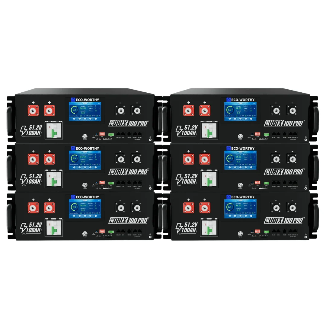 ECO-WORTHY Cubix 100 Pro 51.2V 100AH Server Rack Battery, image 4