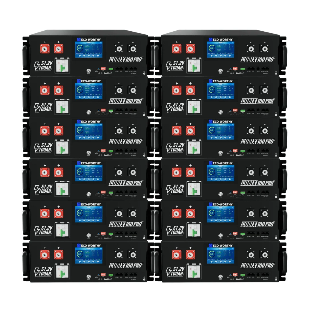 ECO-WORTHY Cubix 100 Pro 51.2V 100AH Server Rack Battery, image 5