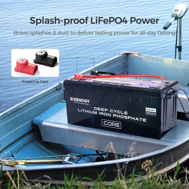Renogy 24V 100Ah Core Series Deep Cycle Lithium Iron Phosphate Battery, image 7