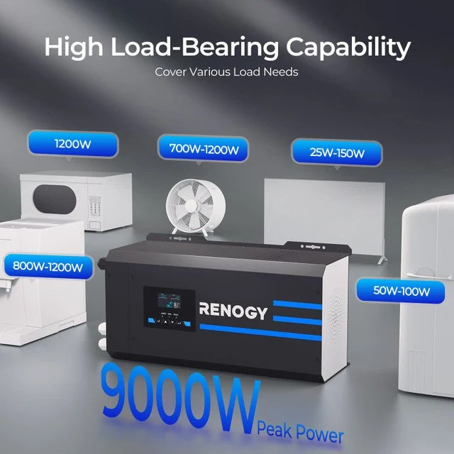 Renogy 3000W 12V Pure Sine Wave Inverter Charger w/ LCD Display, image 8