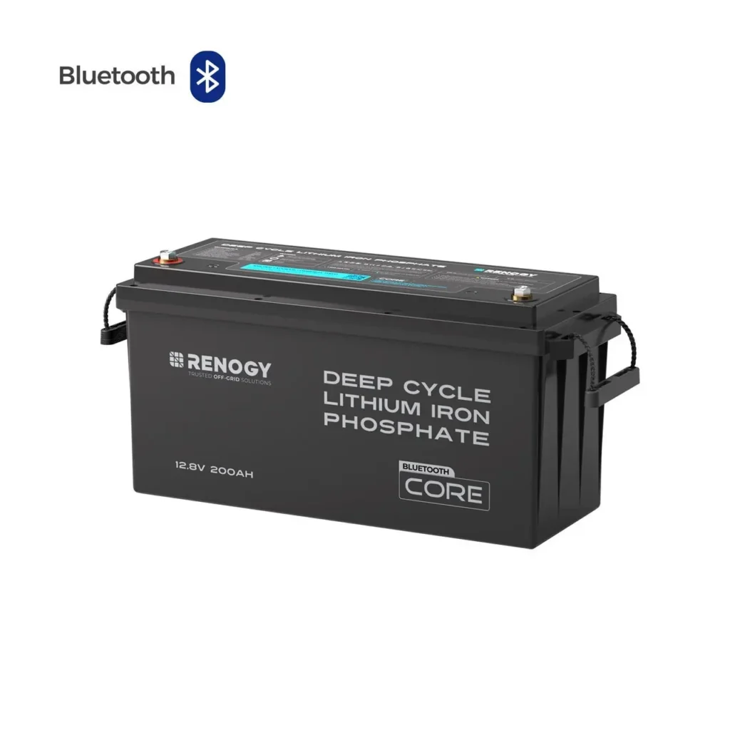 Renogy Core 12V 200Ah Deep Cycle Lithium Iron Phosphate Battery with Bluetooth