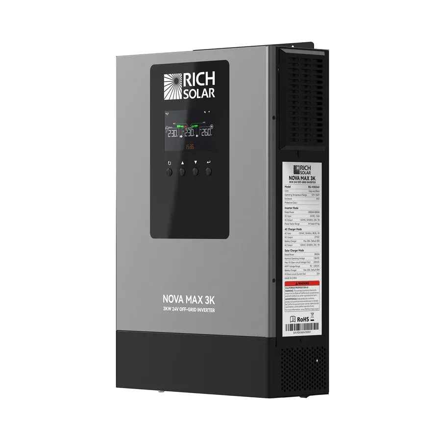 Rich Solar NOVA MAX 3K 2026 24V 3000W Off-Grid Hybrid Inverter, image 5