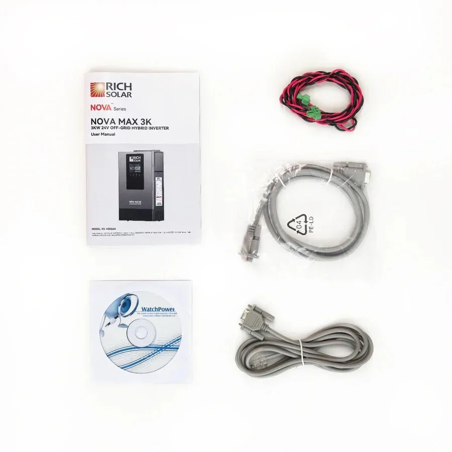 Rich Solar NOVA MAX 3K 2026 24V 3000W Off-Grid Hybrid Inverter, image 8