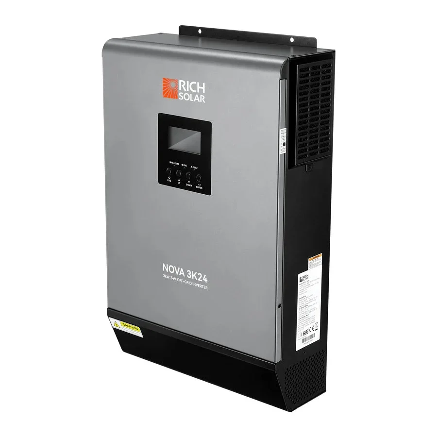 Rich Solar NOVA MAX 3K 3000W 24V Hybrid Solar Inverter, image 2