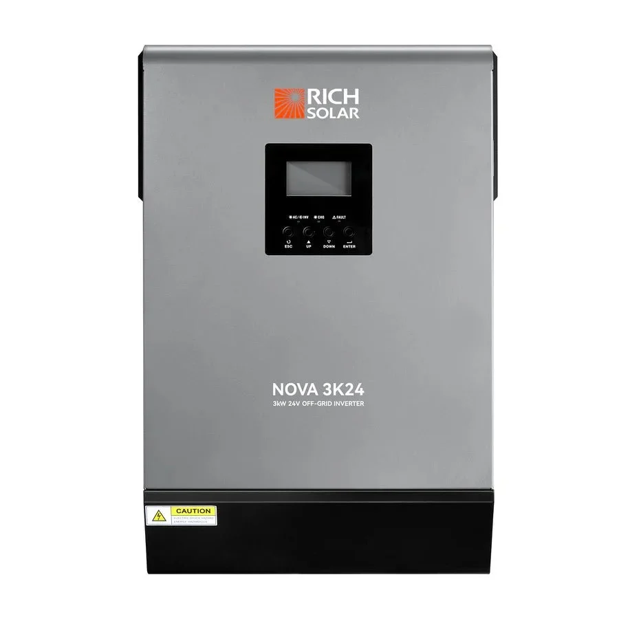 Rich Solar NOVA MAX 3K 3000W 24V Hybrid Solar Inverter, image 6