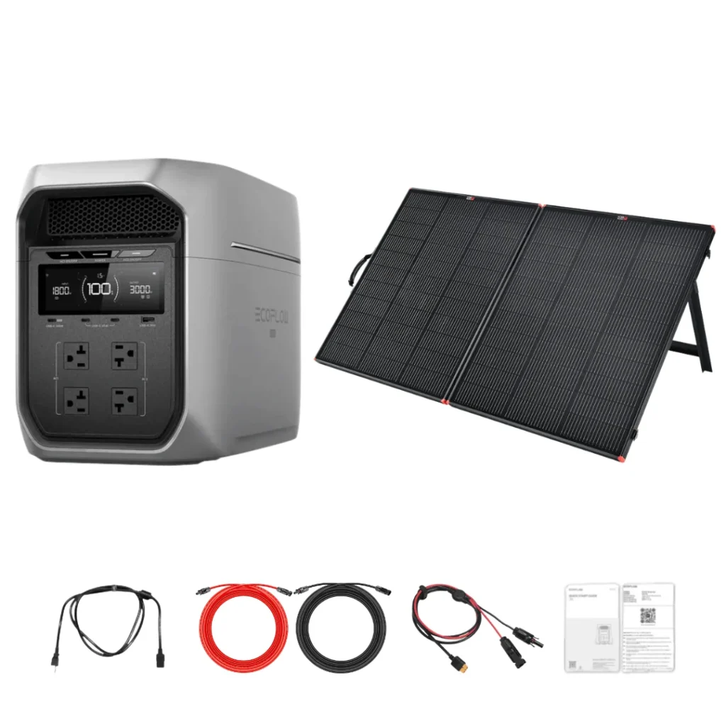 EcoFlow DELTA 3 Max Plus + Custom Solar Panels Kits