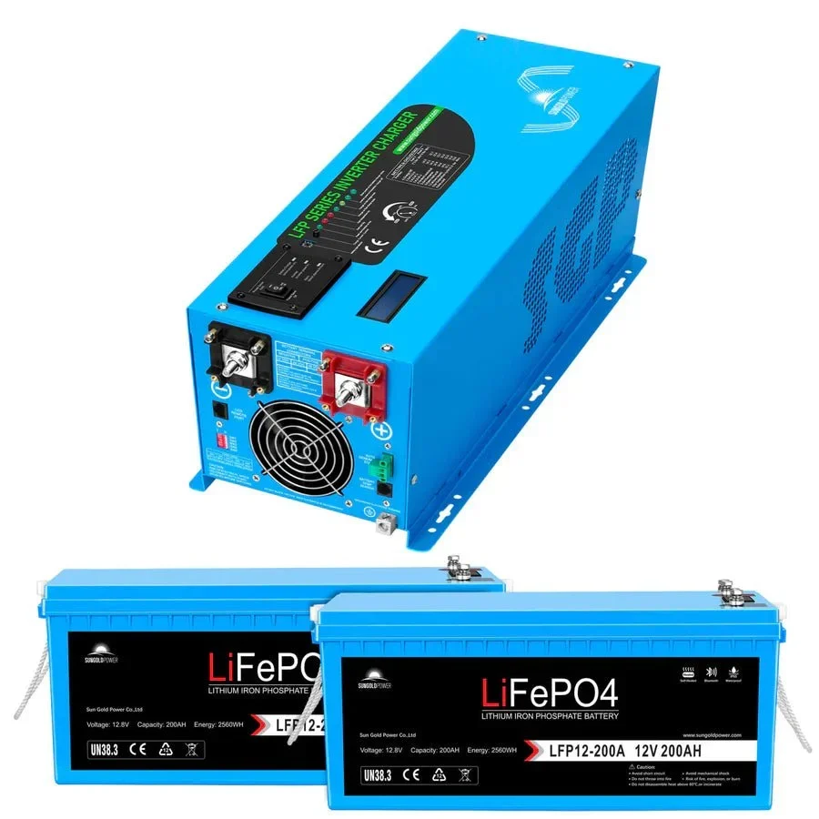SunGoldPower 2000W DC 12V Pure Sine Wave Inverter With Charger, image 8