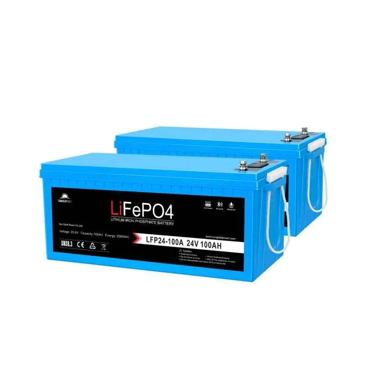 SunGoldPower 24V 100AH LifePO4 Deep Cycle Lithium Battery Bluetooth / Self-Heating / IP65, image 8