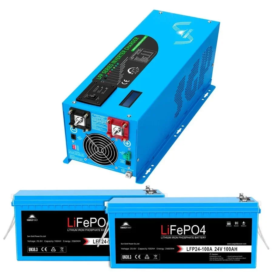 SunGoldPower 3000W DC 24V Pure Sine Wave Inverter With Charger, image 8